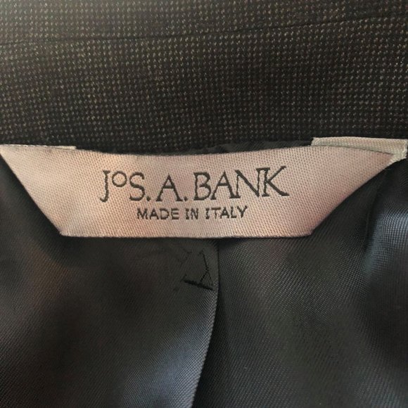 NEW，Jos. A. Bank Charcoal 44 Reg Complete 2pc Suit 39W Pants - Picture 8 of 16